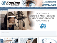 Tablet Screenshot of eyeoneva.com